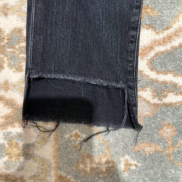 Citizens of Humanity Premium Vintage Liya Hi-Lo Hem Jeans in Black size 25 - Picture 8 of 10